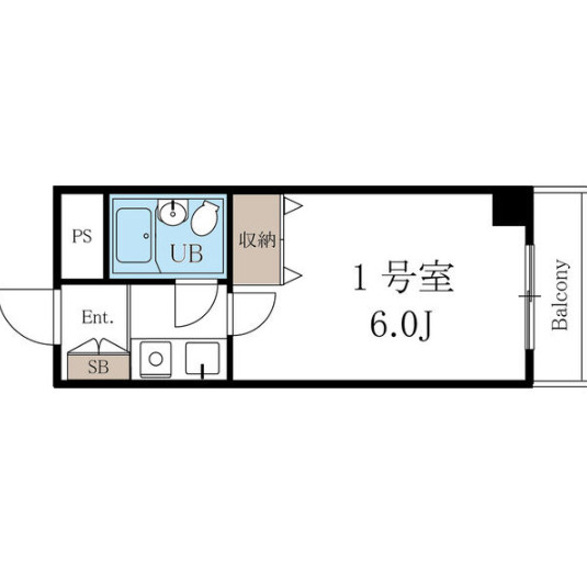 神戸市中央区筒井町(阪急神戸線春日野道)のマンション賃貸物件 間取画像