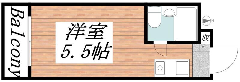 神戸市灘区岩屋中町(阪神本線西灘)のマンション賃貸物件 間取画像
