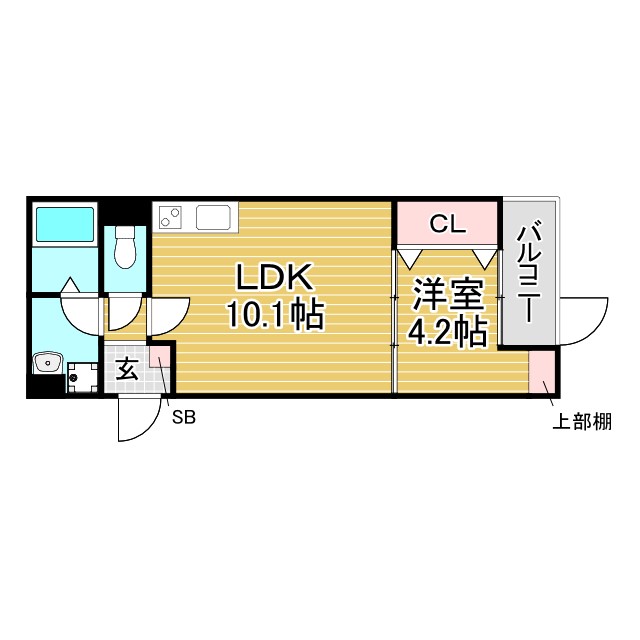 神戸市垂水区王居殿(山陽電鉄線滝の茶屋)のアパート賃貸物件 間取画像