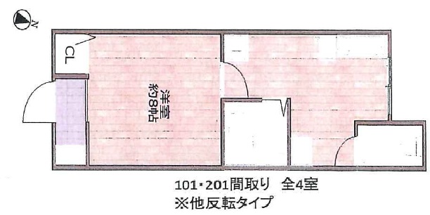 神戸市灘区赤坂通(阪急神戸線王子公園)のアパート賃貸物件 間取画像