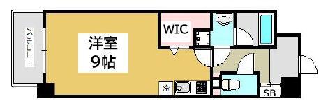 神戸市兵庫区出在家町(神戸市営地下鉄海岸線中央市場前)のマンション賃貸物件 間取画像