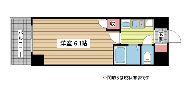 神戸市中央区生田町(神戸市営地下鉄線新神戸)のマンション賃貸物件 間取画像