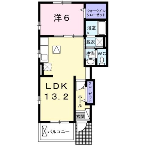 明石市魚住町住吉(山陽電鉄線山陽魚住)のアパート賃貸物件 間取画像