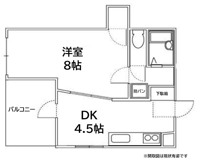 神戸市中央区下山手通(JR東海道本線(近畿)元町)のマンション賃貸物件 間取画像