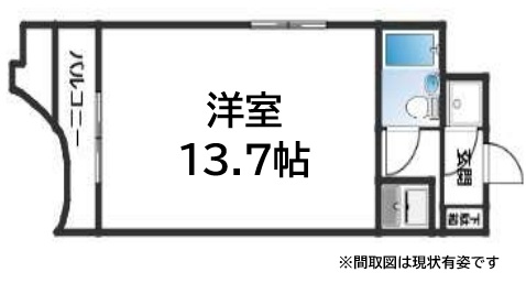 神戸市兵庫区西多聞通(神戸高速線高速神戸)のマンション賃貸物件 間取画像