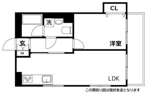 神戸市中央区花隈町(神戸高速線花隈)のマンション賃貸物件 間取画像