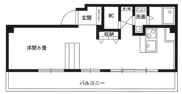 神戸市東灘区住吉宮町(JR東海道本線(近畿)住吉)のマンション賃貸物件 間取画像