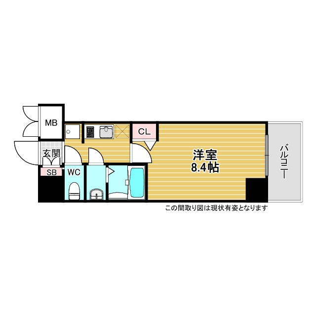 神戸市長田区神楽町(JR山陽本線新長田)のマンション賃貸物件 間取画像