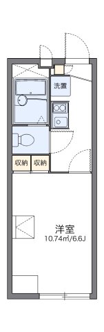 神戸市北区藤原台北町(神戸電鉄三田線岡場)のアパート賃貸物件 間取画像