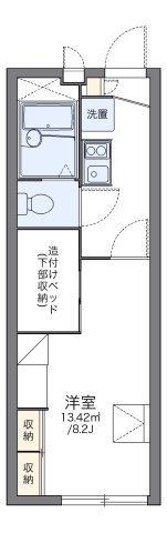 神戸市北区鈴蘭台南町(神戸電鉄有馬線鈴蘭台)のアパート賃貸物件 間取画像