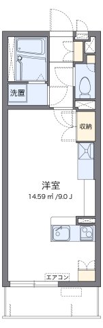 神戸市東灘区御影本町(阪神本線御影)のマンション賃貸物件 間取画像