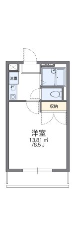 神戸市西区伊川谷町有瀬(JR山陽本線朝霧)のアパート賃貸物件 間取画像