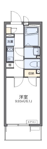 神戸市中央区下山手通(神戸市営地下鉄線大倉山)のマンション賃貸物件 間取画像