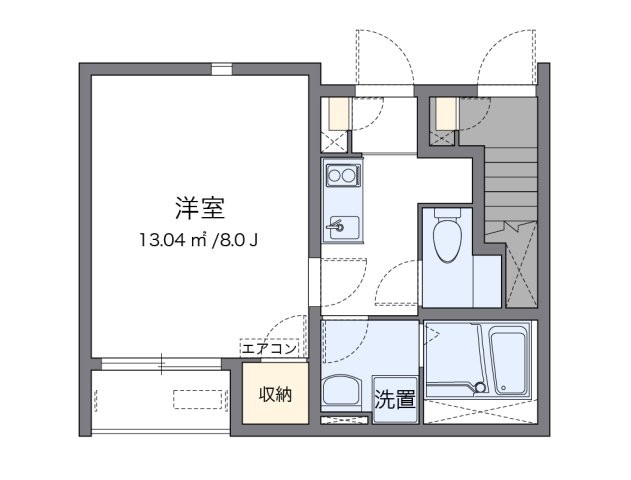 神戸市東灘区本山北町(阪急神戸線岡本)のアパート賃貸物件 間取画像
