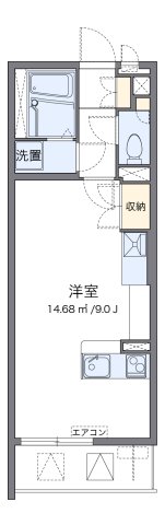 尼崎市南武庫之荘(阪急神戸線武庫之荘)のマンション賃貸物件 間取画像