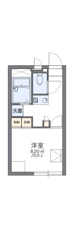 神戸市兵庫区五宮町(神戸市営地下鉄線大倉山)のアパート賃貸物件 間取画像