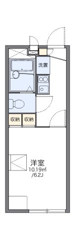 神戸市北区藤原台中町(神戸電鉄三田線岡場)のアパート賃貸物件 間取画像