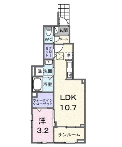 神戸市北区鈴蘭台西町(神戸電鉄粟生線鈴蘭台西口)のアパート賃貸物件 間取画像