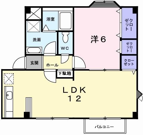 神戸市西区伊川谷町有瀬(神戸市営地下鉄線伊川谷)のアパート賃貸物件 間取画像