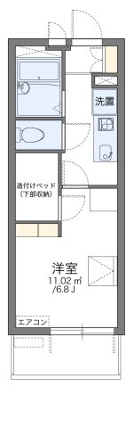 尼崎市長洲中通(JR東海道本線(近畿)尼崎)のマンション賃貸物件 間取画像