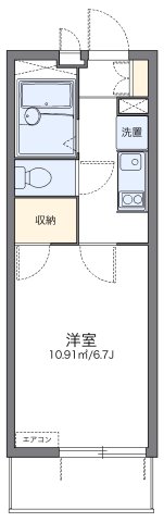 神戸市長田区一番町(神戸高速線高速長田)のマンション賃貸物件 間取画像