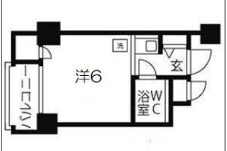 神戸市中央区古湊通(JR東海道本線(近畿)神戸)のマンション賃貸物件 間取画像