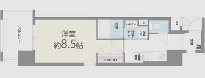 神戸市中央区磯上通(JR東海道本線(近畿)三ノ宮)のマンション賃貸物件 間取画像