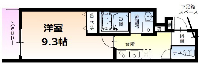 神戸市兵庫区本町(JR山陽本線兵庫)のアパート賃貸物件 間取画像
