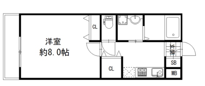 神戸市須磨区月見山本町(山陽電鉄線月見山)のアパート賃貸物件 間取画像