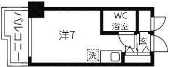 神戸市中央区御幸通(阪神本線神戸三宮)のマンション賃貸物件 間取画像