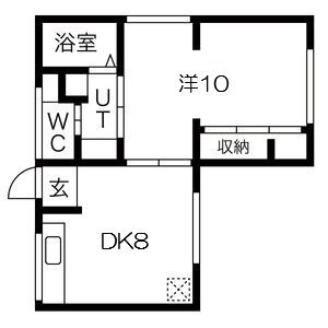 神戸市灘区篠原北町(阪急神戸線六甲)のアパート賃貸物件 間取画像