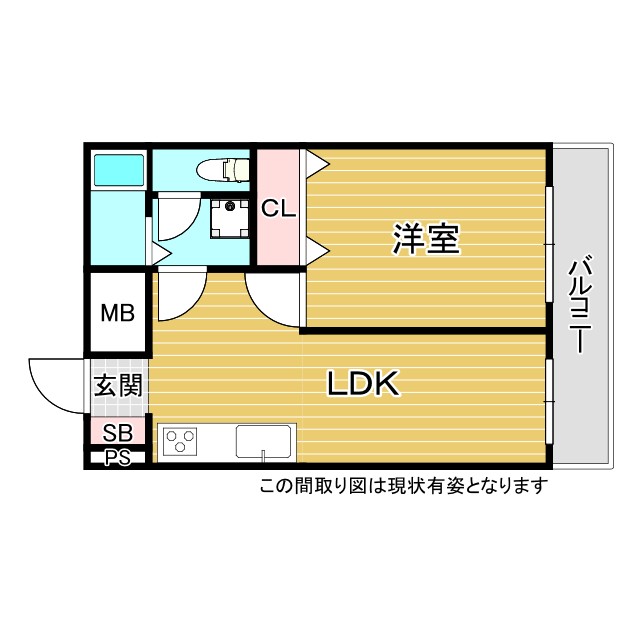 神戸市中央区国香通(阪急神戸線春日野道)のマンション賃貸物件 間取画像