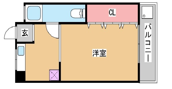 神戸市中央区下山手通(JR東海道本線(近畿)元町)のマンション賃貸物件 間取画像