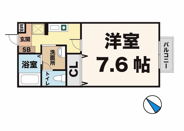 神戸市西区前開南町(神戸市営地下鉄線伊川谷)のアパート賃貸物件 間取画像