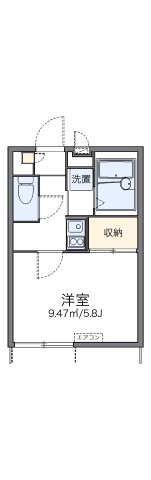 神戸市灘区大石北町(阪神本線大石)のアパート賃貸物件 間取画像