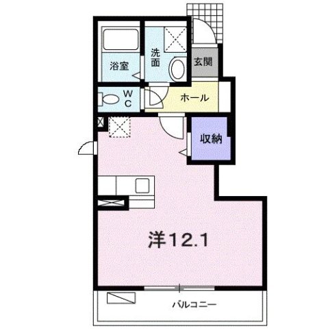 神戸市北区藤原台南町(神戸電鉄三田線五社)のアパート賃貸物件 間取画像