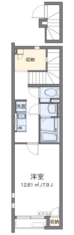 神戸市垂水区乙木(山陽電鉄線滝の茶屋)のアパート賃貸物件 間取画像