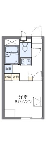 尼崎市道意町(阪神本線尼崎センタープール前)のアパート賃貸物件 間取画像