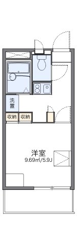 尼崎市次屋(JR東海道本線(近畿)尼崎)のマンション賃貸物件 間取画像