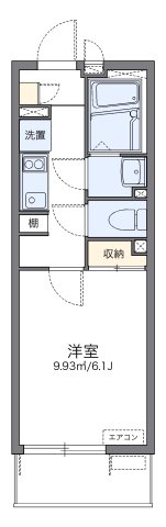 神戸市兵庫区中道通(神戸高速線新開地)のマンション賃貸物件 間取画像