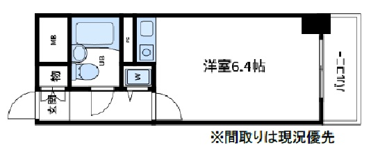 神戸市灘区岩屋北町(JR東海道本線(近畿)灘)のマンション賃貸物件 間取画像