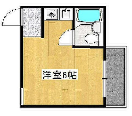 神戸市灘区篠原中町(阪急神戸線六甲)のマンション賃貸物件 間取画像