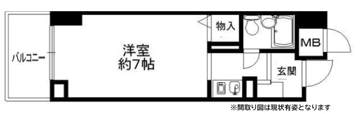 神戸市灘区福住通(阪急神戸線王子公園)のマンション賃貸物件 間取画像