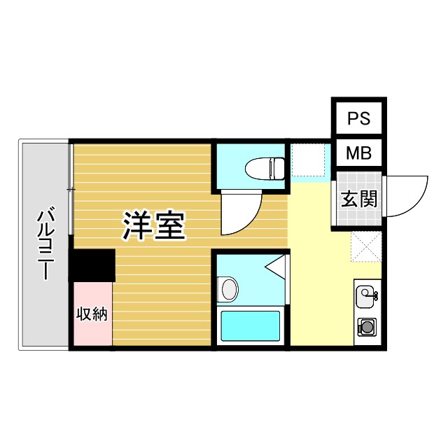 神戸市灘区将軍通(阪急神戸線六甲)のマンション賃貸物件 間取画像