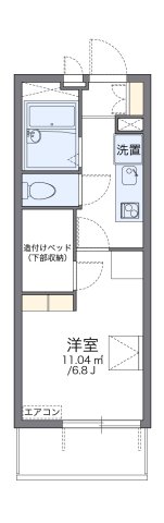 神戸市兵庫区駅前通(JR山陽本線兵庫)のマンション賃貸物件 間取画像