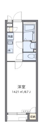 明石市東藤江(JR山陽本線西明石)のアパート賃貸物件 間取画像
