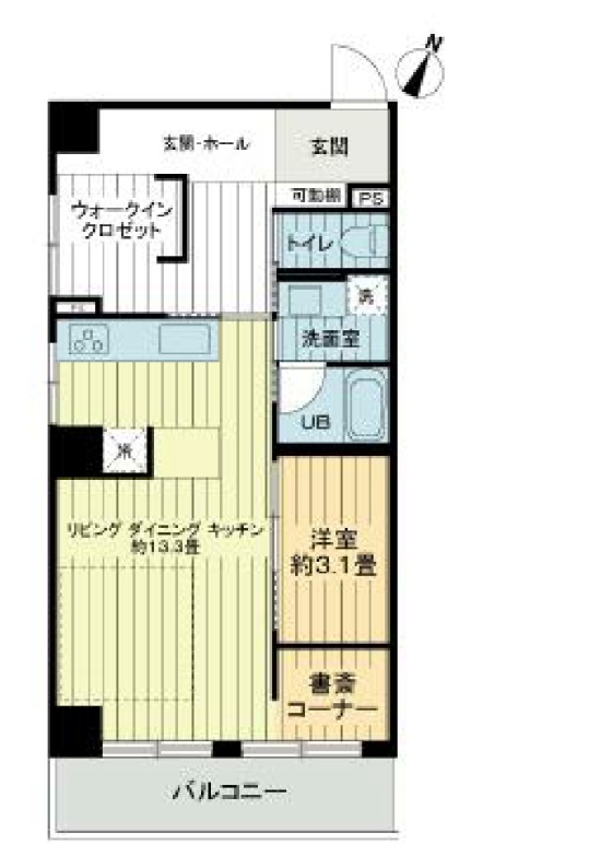 神戸市中央区元町通(神戸市営地下鉄海岸線みなと元町)のマンション賃貸物件 間取画像
