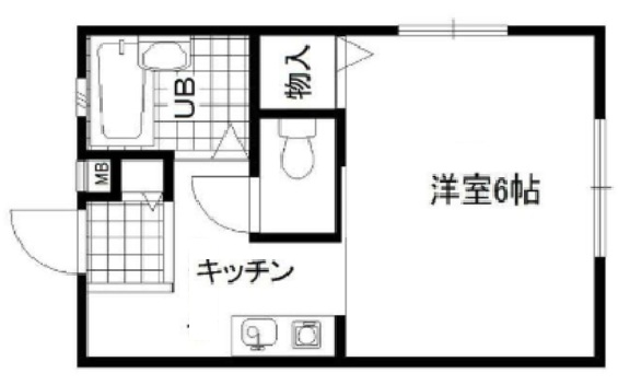 神戸市須磨区須磨浦通(山陽電鉄線山陽須磨)のアパート賃貸物件 間取画像