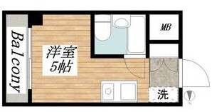 神戸市中央区雲井通(JR東海道本線(近畿)三ノ宮)のマンション賃貸物件 間取画像