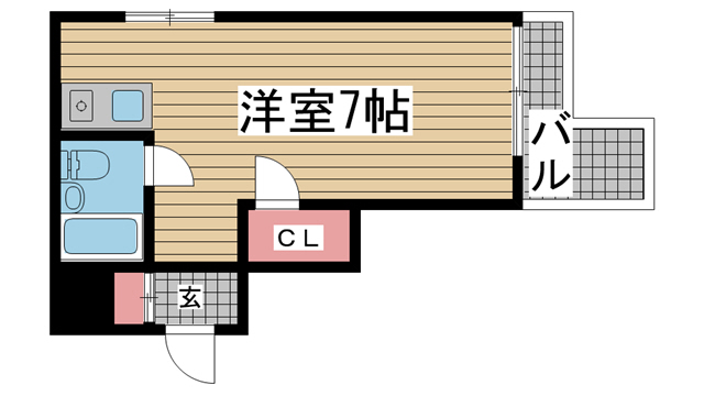 神戸市東灘区御影本町(阪神本線御影)のマンション賃貸物件 間取画像